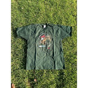 New Old Stock Vintage 90s 1994 Wakefield Thoroughbred Horse Racing Graphic Shirt